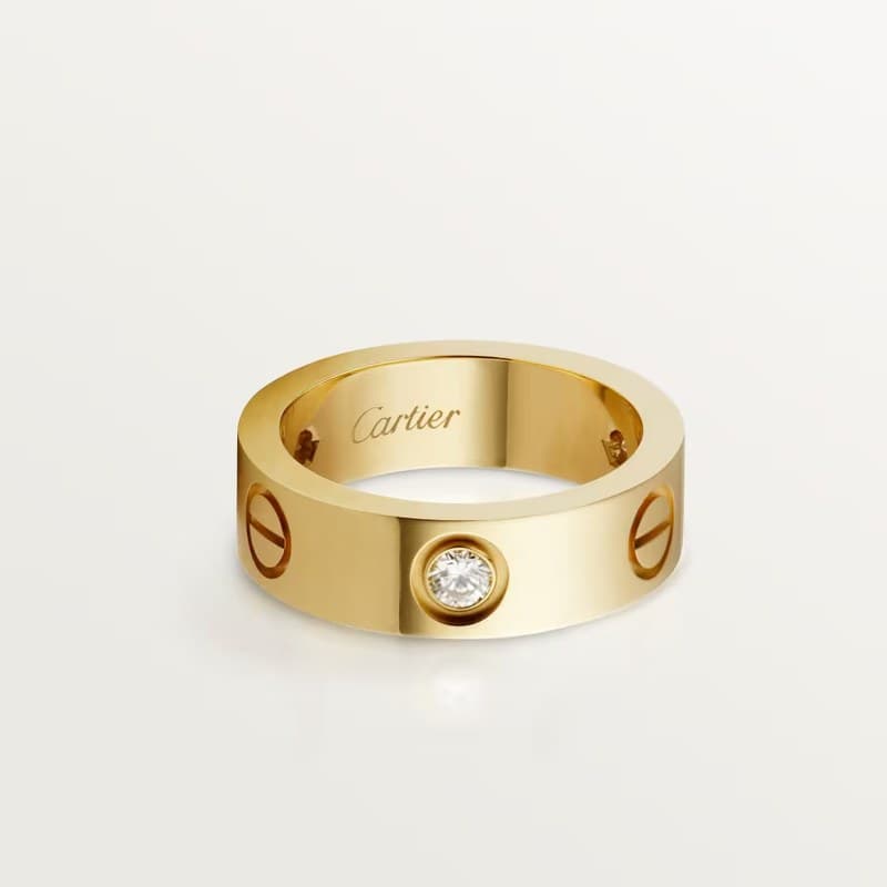 LuxeFinder — Cartier LOVE ring or jaune 1 diamant | photo luxefinder.app