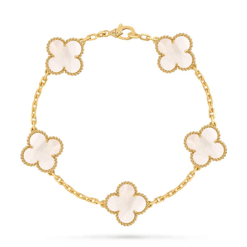 LuxeFinder — Van Cleef Arpels Alhambra nacre or jaune | photo luxefinder.app