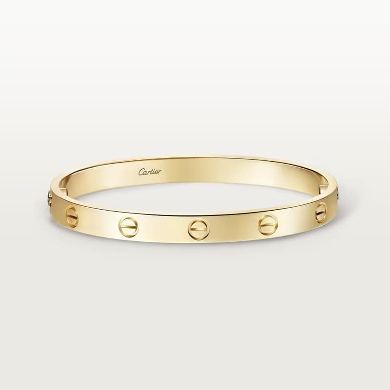 LuxeFinder — Cartier LOVE bracelet or jaune | photo luxefinder.app