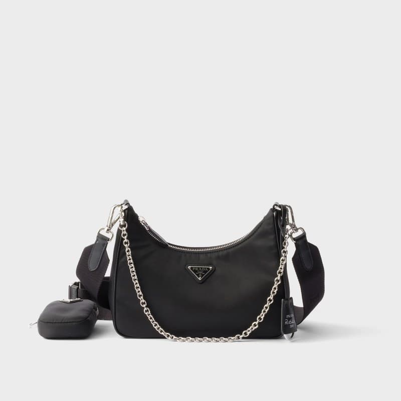 LuxeFinder — Prada Re-Edition 2005 nylon noir | photo luxefinder.app